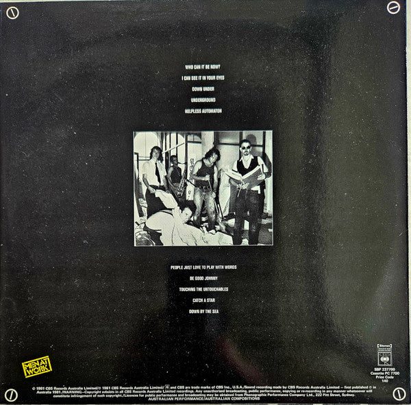 Men At Work : Business As Usual (LP, Album)