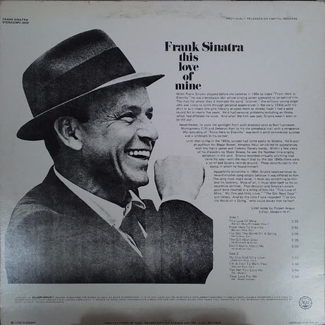 Frank Sinatra : This Love Of Mine (LP, Comp)