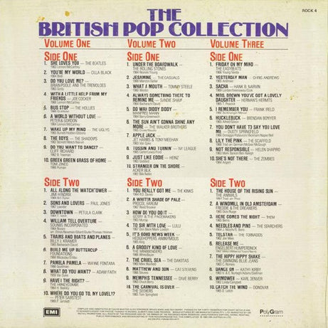 Various : The British Pop Collection (60 Original Artists 60 Original Hits) (Box, Comp + 3xLP)