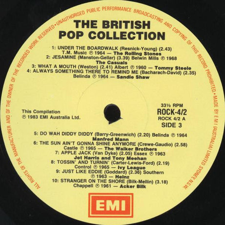 Various : The British Pop Collection (60 Original Artists 60 Original Hits) (Box, Comp + 3xLP)