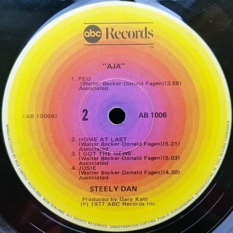 Steely Dan : Aja (LP, Album, Gat)