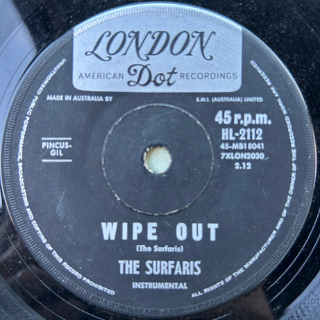 The Surfaris : Wipe Out (7", Single)