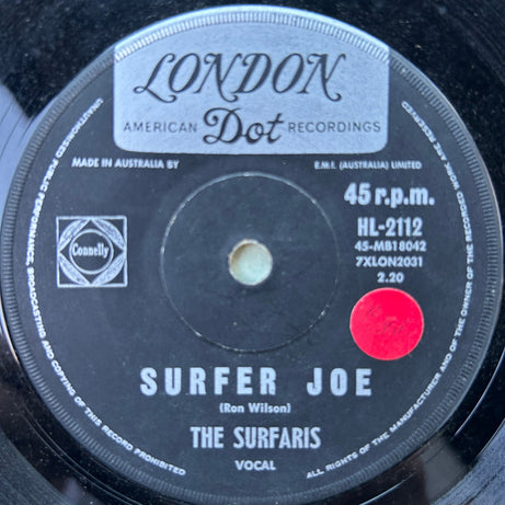 The Surfaris : Wipe Out (7", Single)
