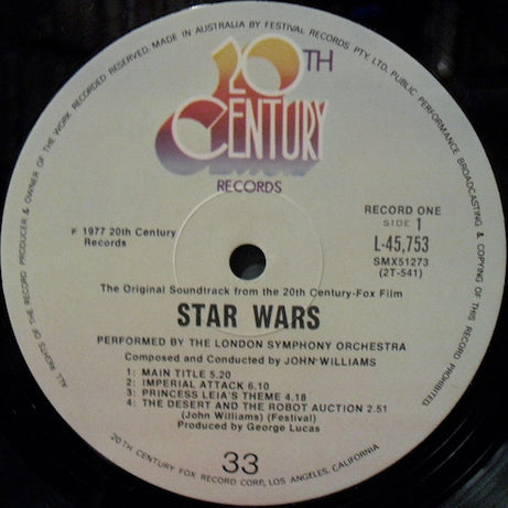 John Williams (4), The London Symphony Orchestra* : Star Wars (2xLP, Album)