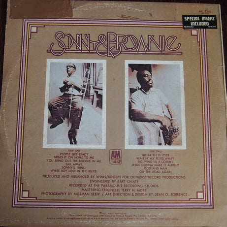 Sonny Terry & Brownie McGhee : Sonny & Brownie (LP, Album)