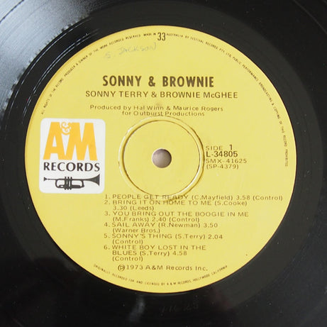 Sonny Terry & Brownie McGhee : Sonny & Brownie (LP, Album)