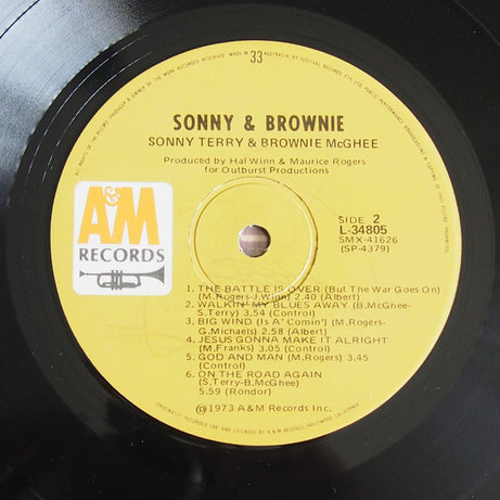 Sonny Terry & Brownie McGhee : Sonny & Brownie (LP, Album)