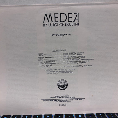 Luigi Cherubini, Maria Callas, Renata Scotto, Miriam Pirazzini, Alfredo Giacomotti : Medea (3xLP, Album + Box)