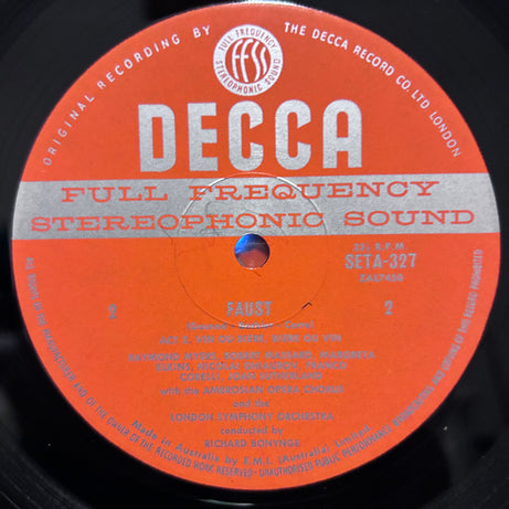 Charles Gounod - Franco Corelli, Joan Sutherland, Nicolai Ghiaurov, London Symphony Orchestra, Richard Bonynge : Faust (4xLP, Album + Box)