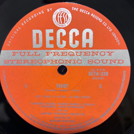 Charles Gounod - Franco Corelli, Joan Sutherland, Nicolai Ghiaurov, London Symphony Orchestra, Richard Bonynge : Faust (4xLP, Album + Box)