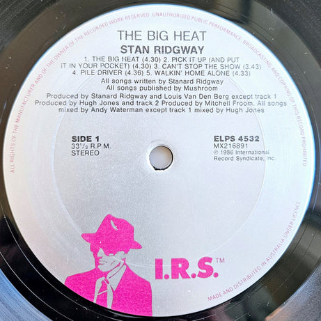 Stan Ridgway : The Big Heat (LP, Album)