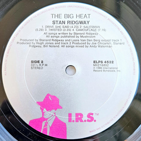 Stan Ridgway : The Big Heat (LP, Album)
