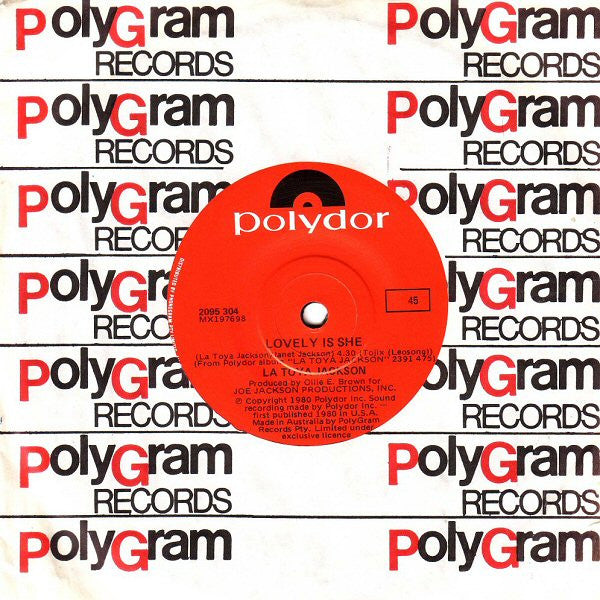 La Toya Jackson : If You Feel The Funk (7", Single)