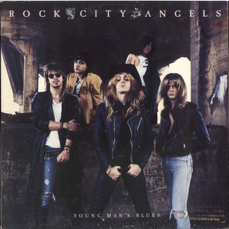 Rock City Angels : Young Man's Blues (LP, Album, Promo, Gat)
