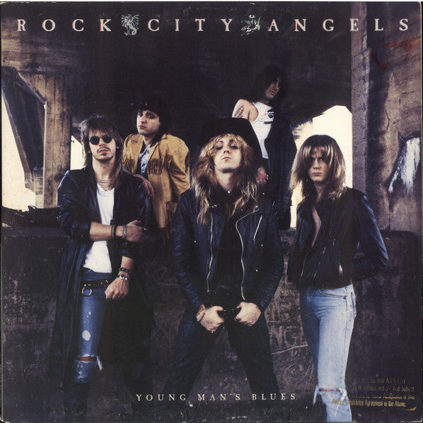 Rock City Angels : Young Man's Blues (LP, Album, Promo, Gat)