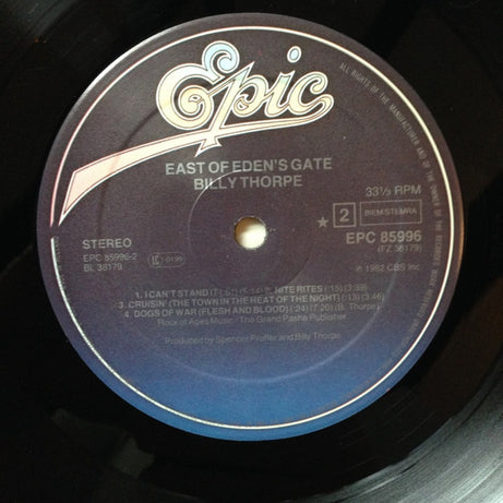 Billy Thorpe : East Of Eden's Gate (LP, Album)