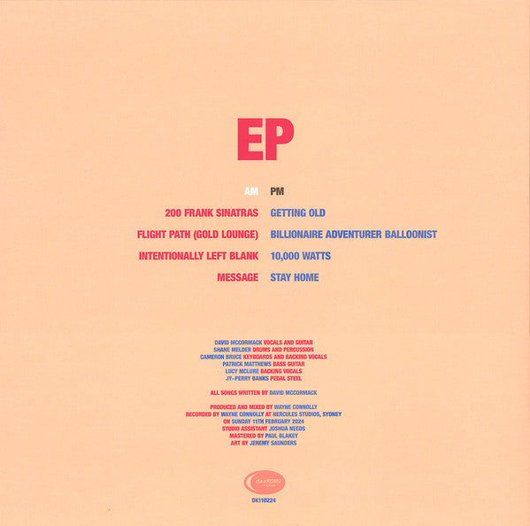 David McCormack And The Polaroids : Get Old (12", EP)