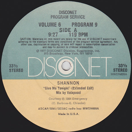 Various : Volume 6 Program 9 (2x12", Comp, P/Mixed)