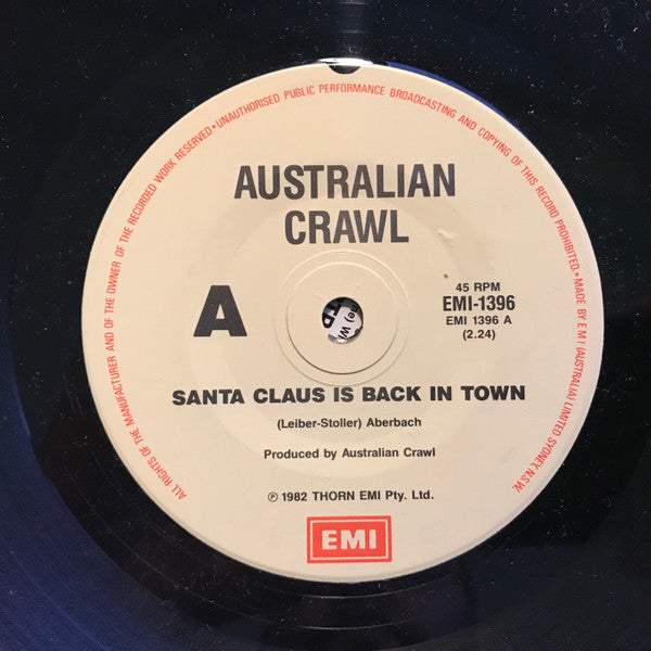Australian Crawl : Santa Claus Is Back In Town (7", Single)