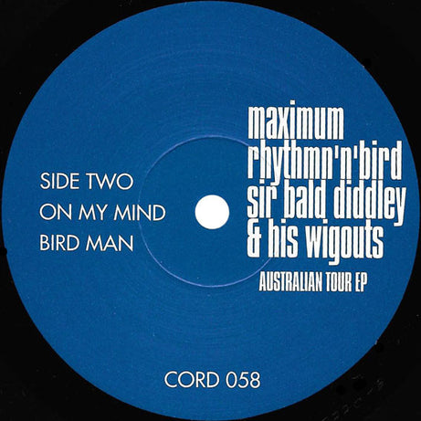 Sir Bald Diddley and his Wig Outs : Maximum Rhythm'n'Bird - Australian Tour EP (7", EP, Mono)
