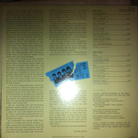 The Beatles : The Beatles At The Hollywood Bowl (LP, Album)