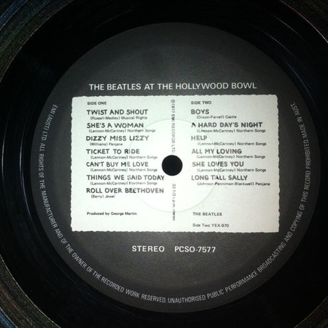 The Beatles : The Beatles At The Hollywood Bowl (LP, Album)