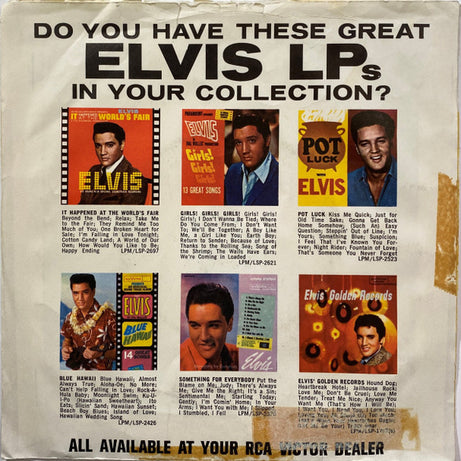 Elvis* : (You're The) Devil In Disguise (7", Single, Mono)