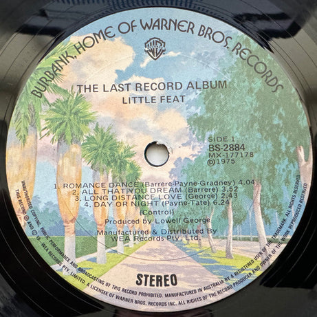 Little Feat : The Last Record Album (LP, Album)