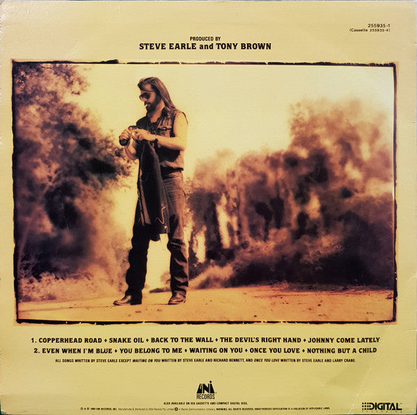 Steve Earle : Copperhead Road (LP, Album)