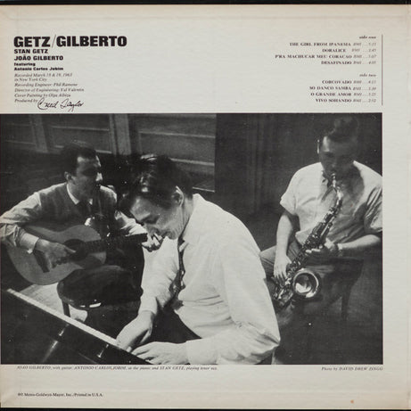 Stan Getz / João Gilberto Featuring Antonio Carlos Jobim : Getz / Gilberto (LP, Album, Mono, MGM)