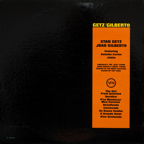 Stan Getz / João Gilberto Featuring Antonio Carlos Jobim : Getz / Gilberto (LP, Album, Mono, MGM)