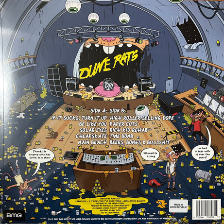 Dune Rats : If It Sucks, Turn it Up. (LP, Album, Lem)