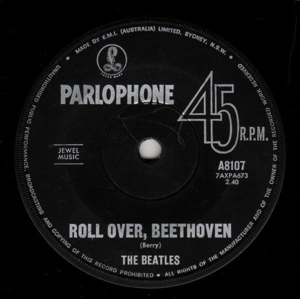 The Beatles : Roll Over, Beethoven (7", Single)
