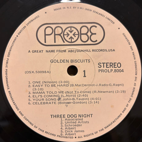 Three Dog Night : Golden Biscuits (LP, Comp, Gat)