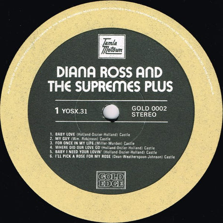 Diana Ross And The Supremes* Plus The Four Tops*, Stevie Wonder & The Temptations : Diana Ross And The Supremes Plus (LP, Comp, Gat)