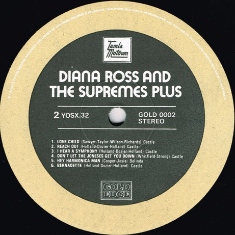 Diana Ross And The Supremes* Plus The Four Tops*, Stevie Wonder & The Temptations : Diana Ross And The Supremes Plus (LP, Comp, Gat)