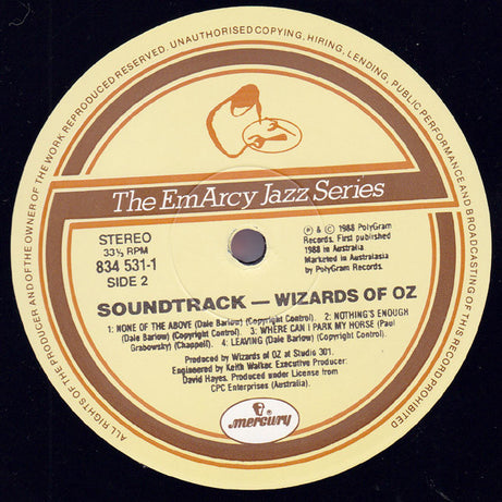 Wizards Of Oz : Soundtrack (LP, Album)