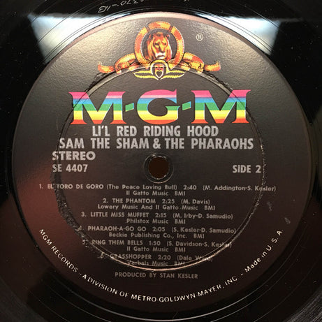 Sam The Sham & The Pharaohs : Li'l Red Riding Hood (LP, Album, Wad)