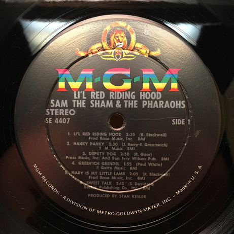 Sam The Sham & The Pharaohs : Li'l Red Riding Hood (LP, Album, Wad)