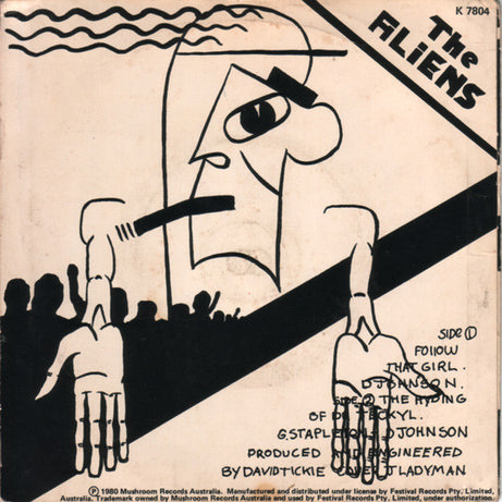 The Aliens (4) : Follow That Girl (7", Single)
