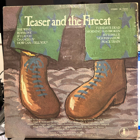 Cat Stevens : Teaser And The Firecat (LP, Album, Gat)