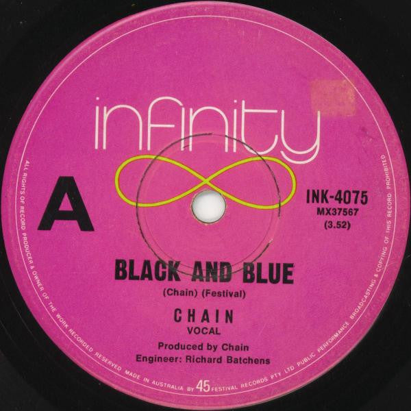 Chain (4) : Black And Blue (7", Single)