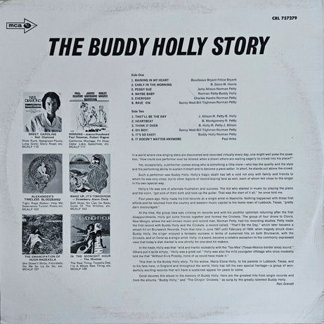 Buddy Holly and The Crickets (2) : The Buddy Holly Story (LP, Comp)