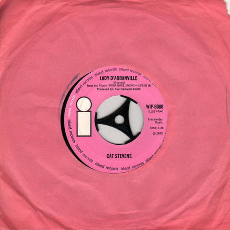 Cat Stevens : Lady D'Arbanville (7", Single)