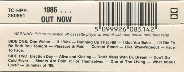 Various : 1986 Out Now (Cass, Comp)