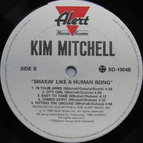 Kim Mitchell : Shakin' Like A Human Being (LP, Album)