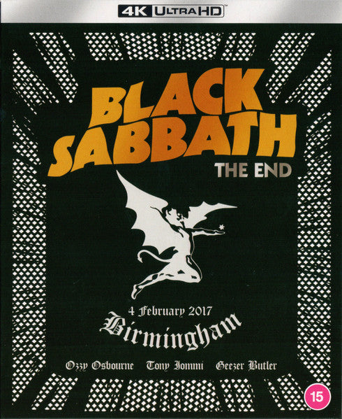 Black Sabbath : The End (4 February 2017 Birmingham) (Ultra HD Blu-ray, 4K, Multichannel, RE, DTS)