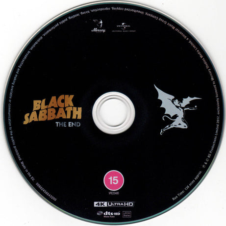 Black Sabbath : The End (4 February 2017 Birmingham) (Ultra HD Blu-ray, 4K, Multichannel, RE, DTS)