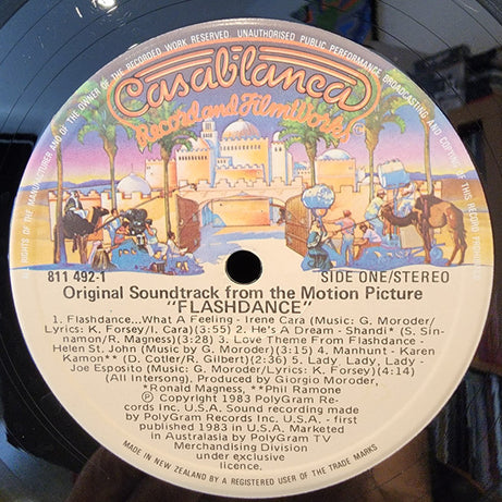 Various : Flashdance (Original Soundtrack From The Motion Picture) (LP, Album)