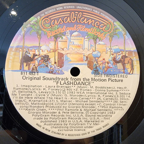 Various : Flashdance (Original Soundtrack From The Motion Picture) (LP, Album)